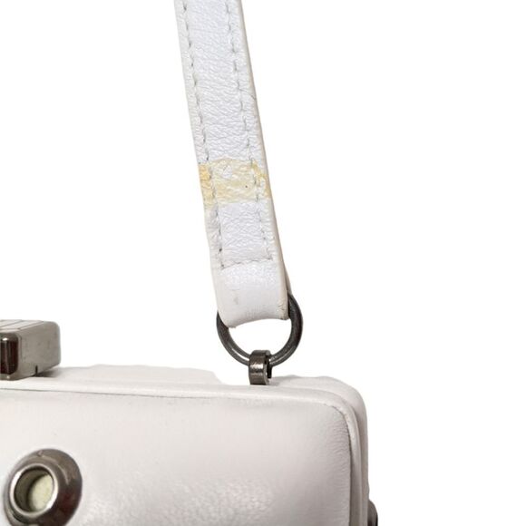 ROBERTO CAVALLI Leather Grommet Fringe Crossbody Bag - Picture 9 of 11